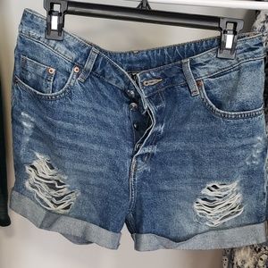 Denim shorts